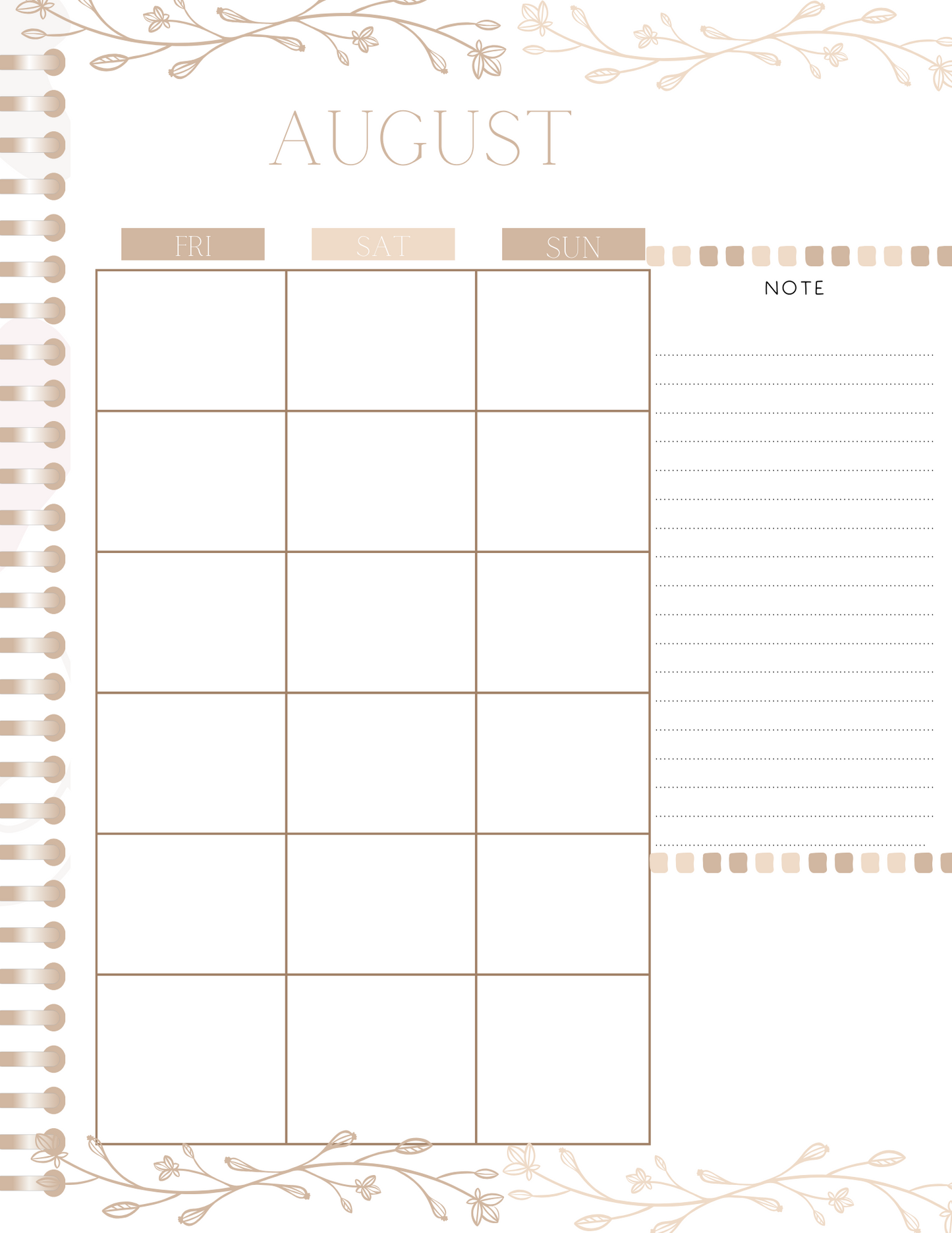 Customizable Neutral Planner (61 pages)