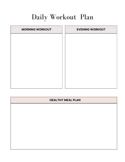 Customizable Self Care & Wellness Planner (64 pages)