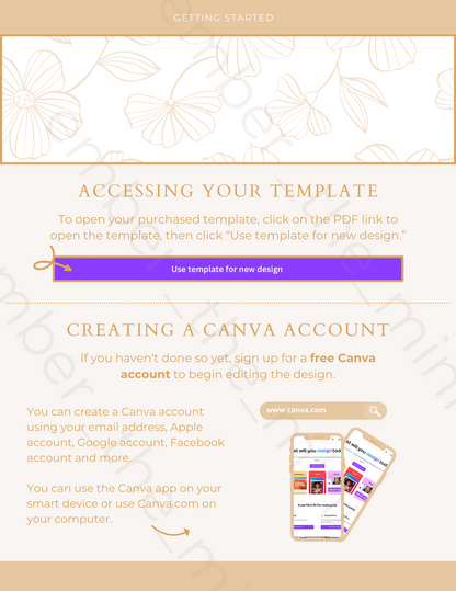 How to Canva Guide - 9 Page