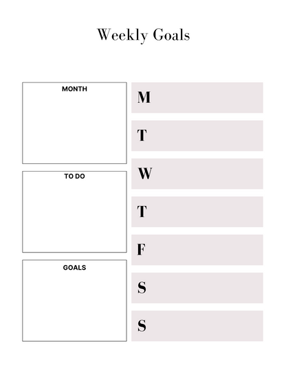 Customizable Self Care & Wellness Planner (64 pages)