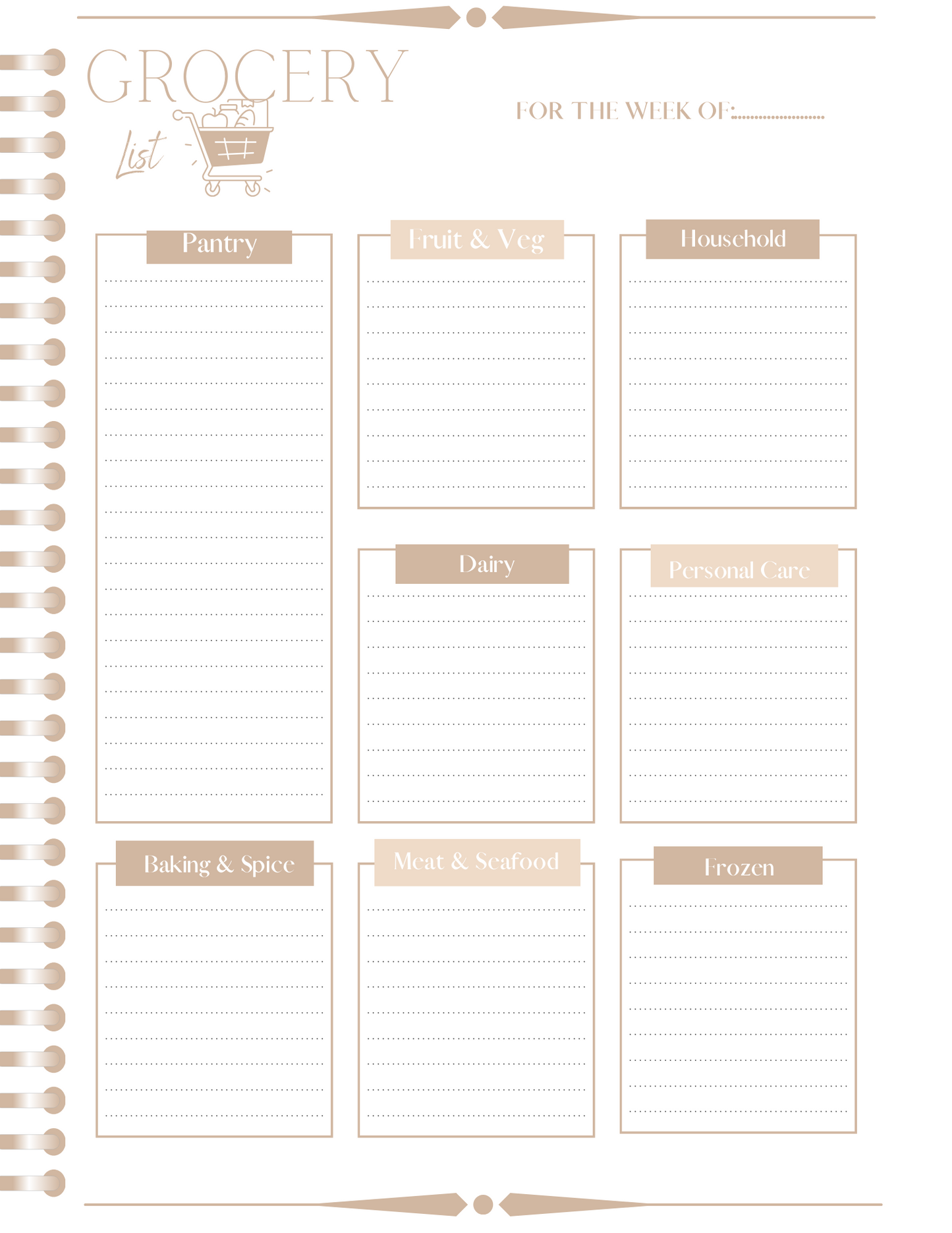 Customizable Neutral Planner (61 pages)