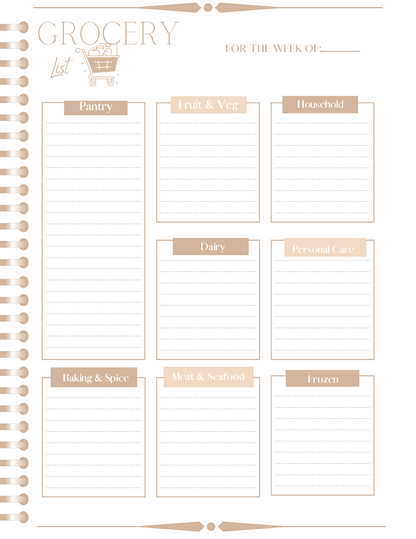 Customizable Neutral Planner (61 pages)