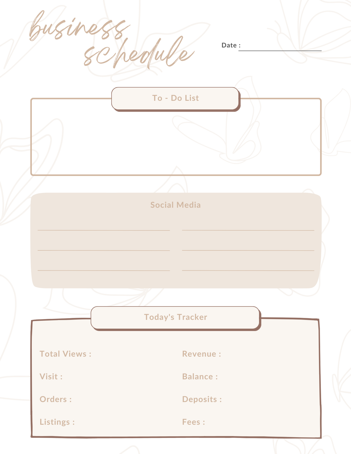 Customizable Neutral Planner (61 pages)