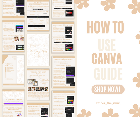 How to Canva Guide - 9 Page